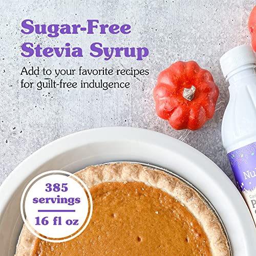 NuNaturals Stevia Syrup, SugarFree Sweetener, PlantBased Sugar