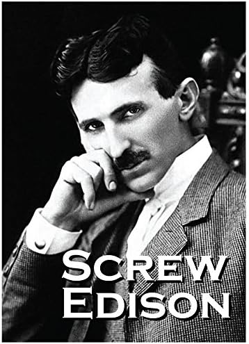 Nikola Tesla Screw Edison Magnet