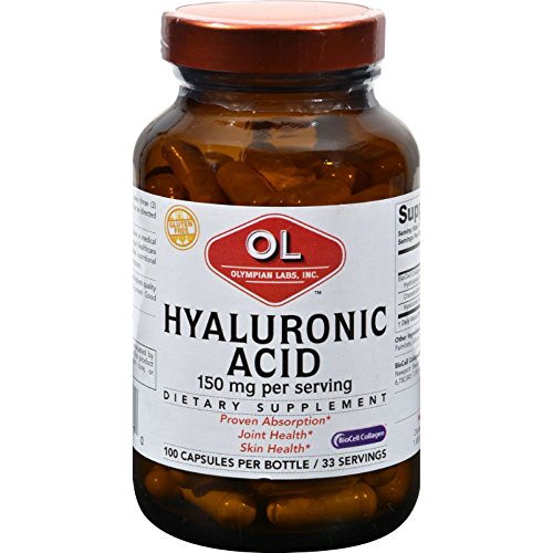 Olympian Labs Hyaluronic Acid 150mg | 99 Capsules | Support Healthy Connective…