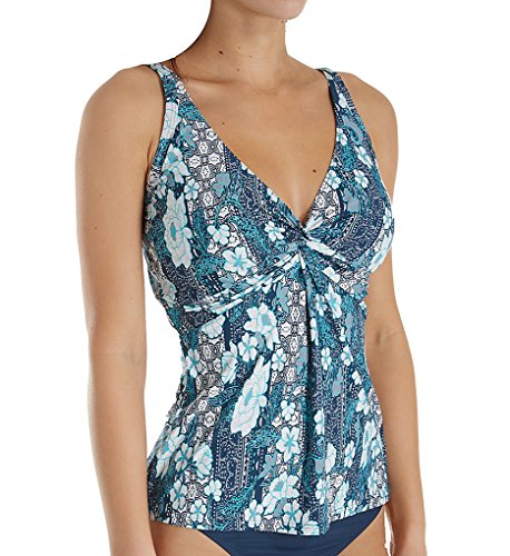 Sunsets Women's Forever Bra Sized Tankini Top Swimsuit with Hidden Underwire