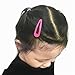 40 Pcs Candy Color 2'' Snap Hair Clips Women' Barrettes