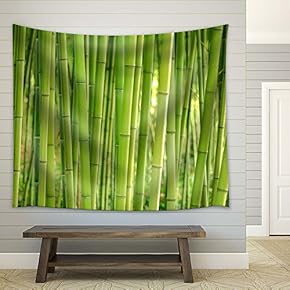 Bamboo Forest - Fabric Tapestry, Home Decor - 51x60 inches