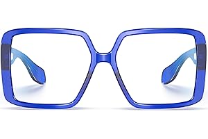VISOONE Oversized TR90 Blue Light Blocking Glasses Fashion Accessories Non Prescription for Women Harvard