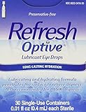 Refresh Optive Lubricant Eye Drops Single-Use Vials