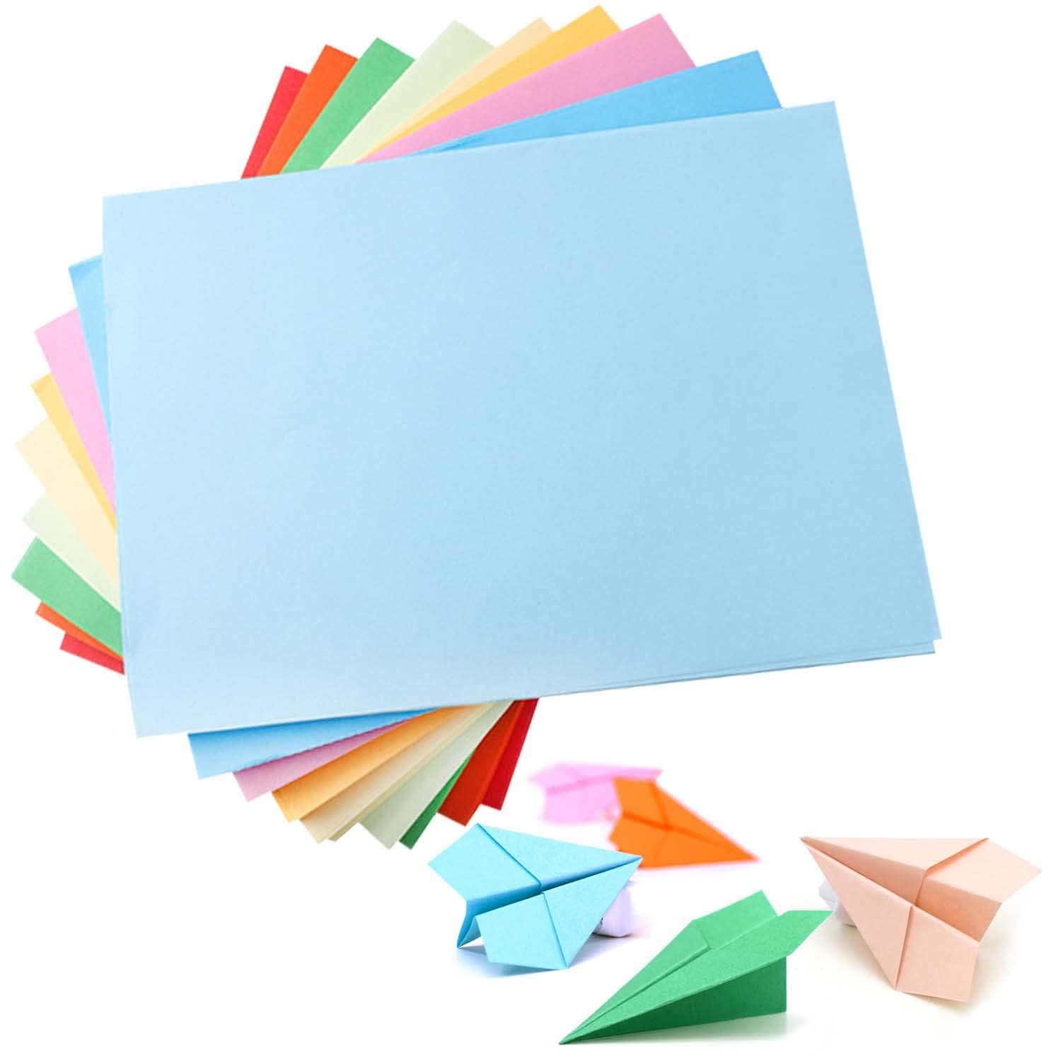 A5 Colored Paper 200 Sheets Assorted Pastel Craft Paper for Origami, Arts and Crafts Projects