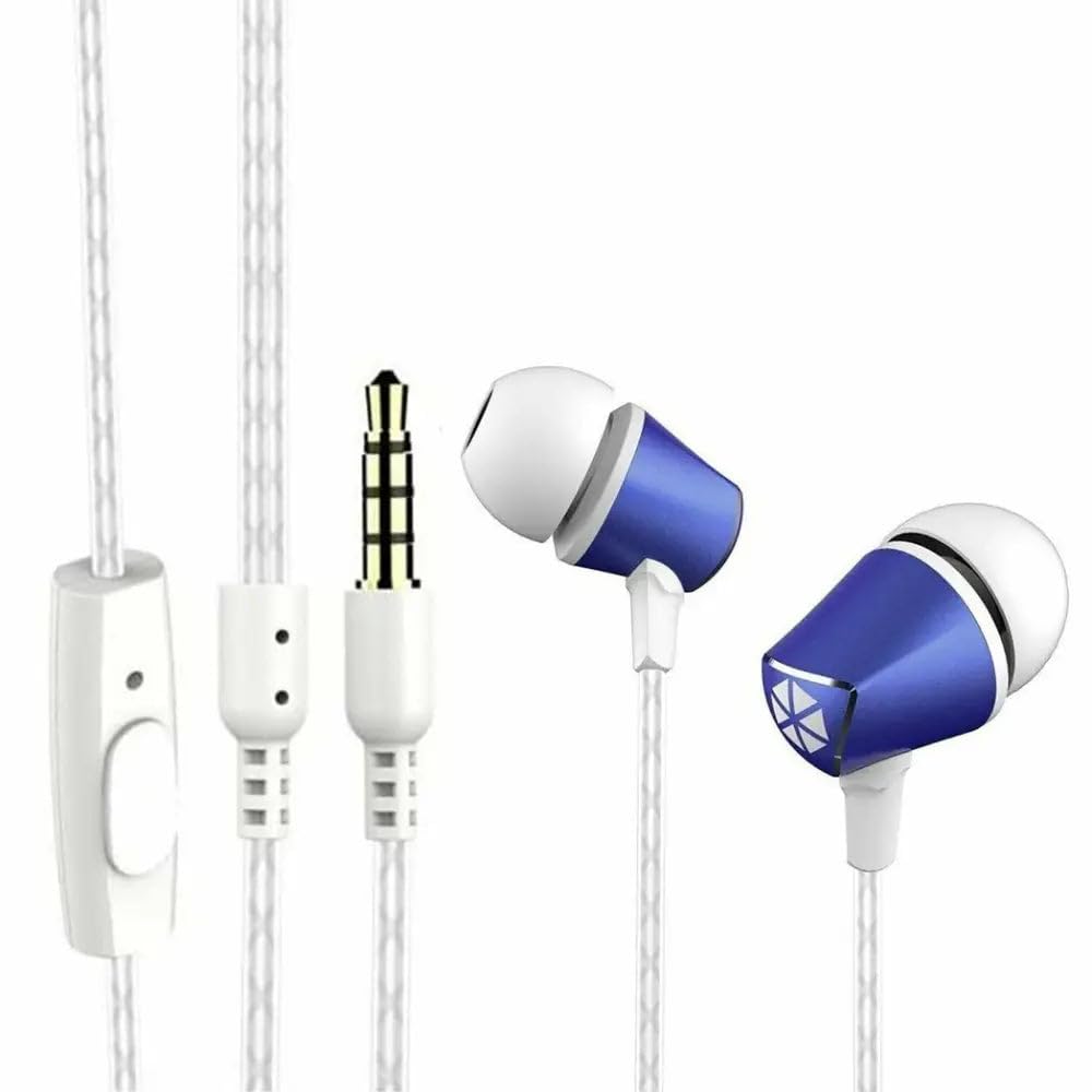 Cocoon 100 Noise-Isolating Tangle Free In-Ear Headphone for Smartphone - Cobalt Blue