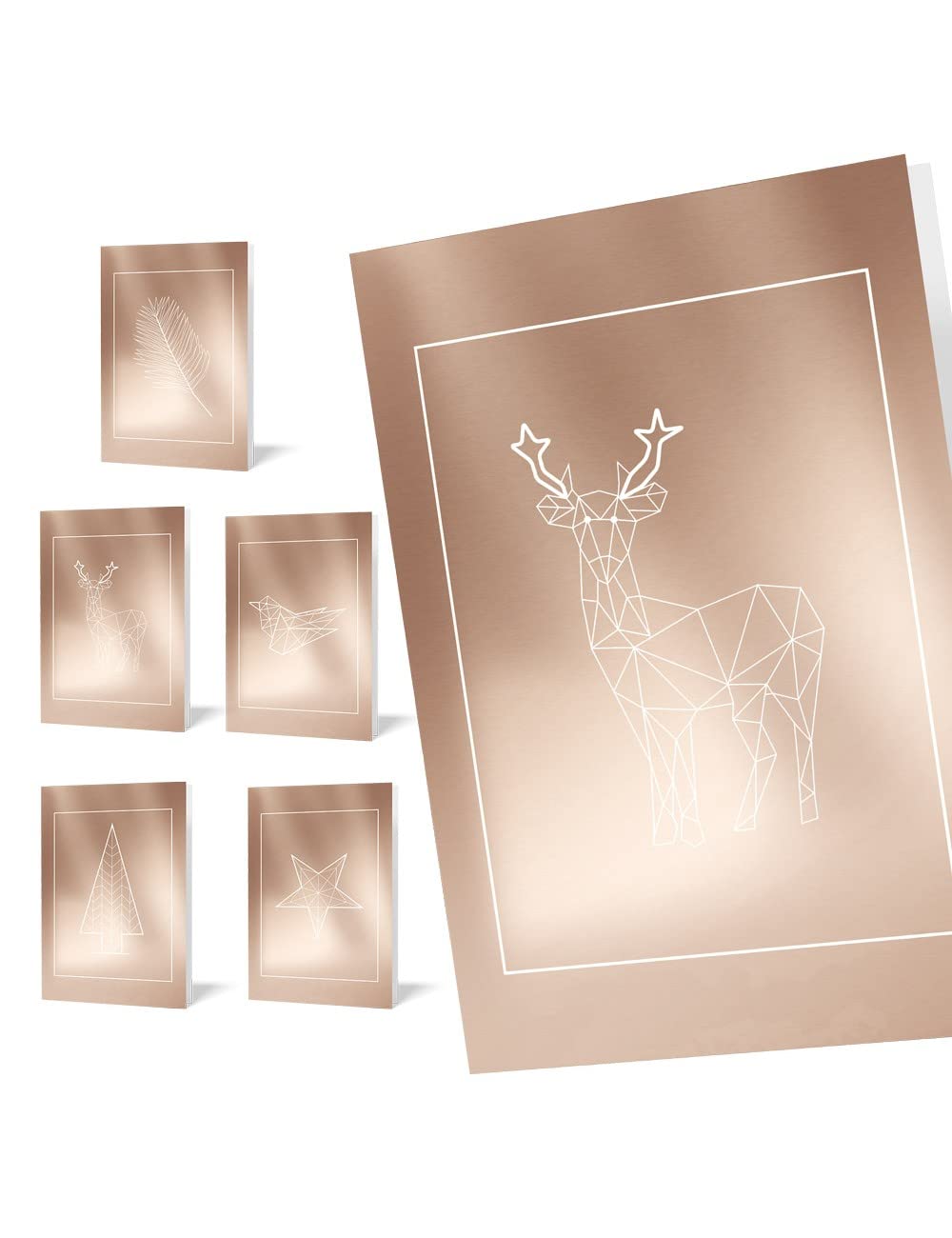 UNICEF - Pack of 10 Christmas Cards,Geometric