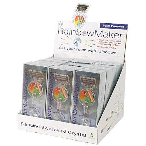 Kikkerland Solar-Powered Rainbow Maker Patio, Lawn & Garden, Outdoor Décor, Garden Sculptures & Statues, Suncatchers