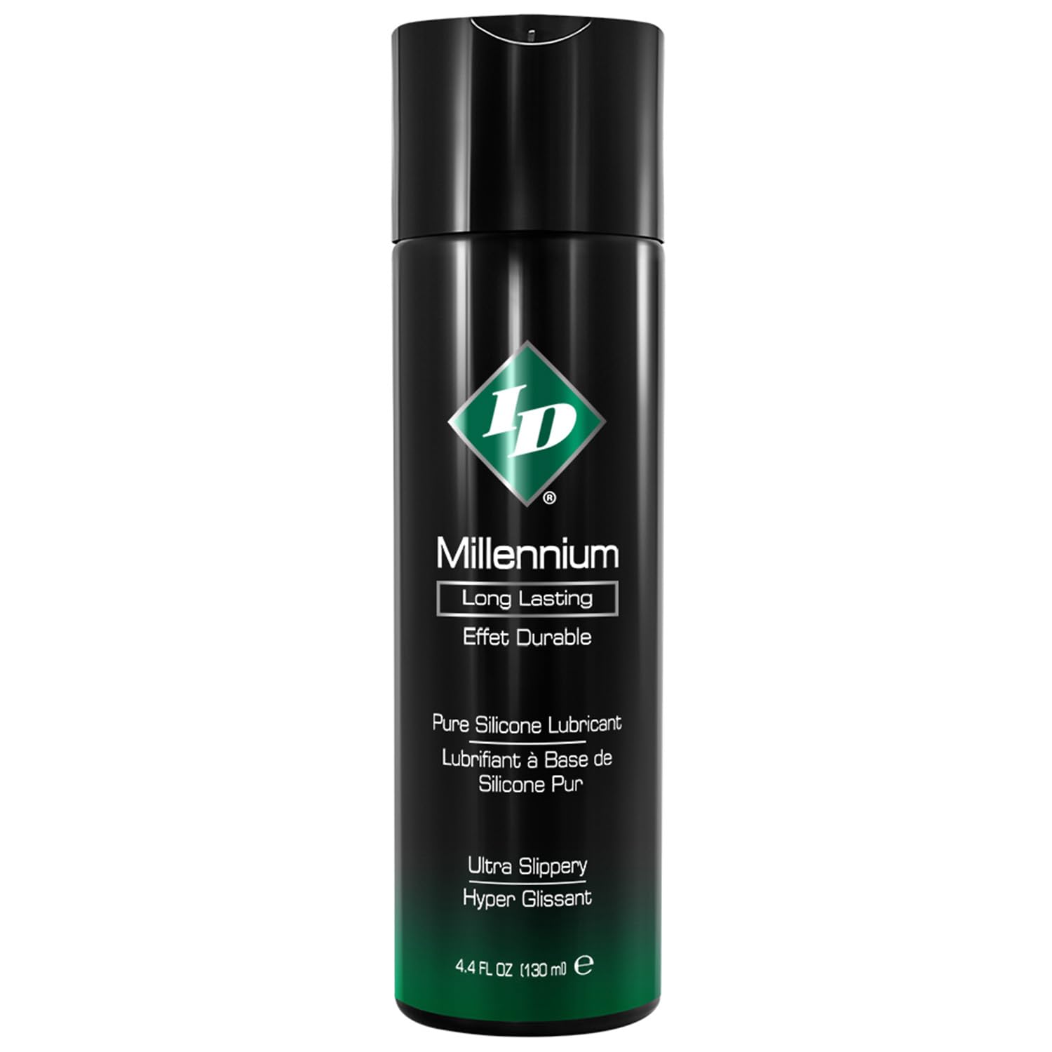 ID Millennium Silicone Based Lubricant 130ml - Premium Long-Lasting Sex Lube Ideal for Anal Play - Waterproof Personal Lubricant for Steamy Shower Play 4.4fl.oz