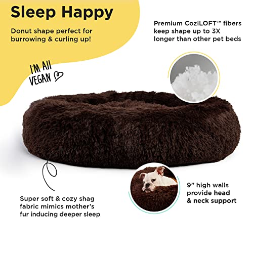 Best Friends by Sheri The Original Calming Donut Cat and Dog Bed in