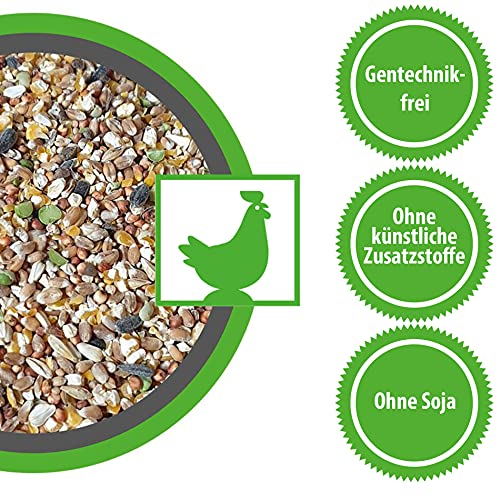 MeineHennen KÃRNER VITAL EXZELLENT Plus 15 kg. Premium Hühnerfutter, Wachtelfutter, Körnerfutter, Geflügelfutter und Hennenfutter. Alleinfutter für Hühner und Wachteln – Bild 3