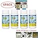 All-Purpose Quick Foaming Toilet Cleaner, Cleaning Detergent, Fast Effective Foaming Cleaner for Toilet Washing Machine Sink Floor Tile,Cleaning Solid Wiper Cleaning Tool (4PACK)