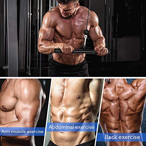 Tricep-Pulley-Cable-Machine-Attachments-Gym-Cable-Pulley-System-Forearm-Wrist-Roller-Trainer-Arm-Strength-Training-Exerciser-for-Lat-Pull-downs-Bicep-curls-Triceps-Extensions-Fitness-Workout