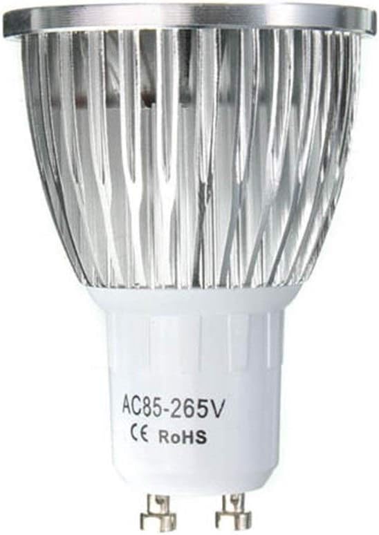 Dimmable MR11 GU10 LED Daylight Spotlight Dimmable GU10 6W COB LED Down Light Bulbs Spot Lightt AC 85V-265V for Track Lighting Bulb/Recessed Cans Spotlight
