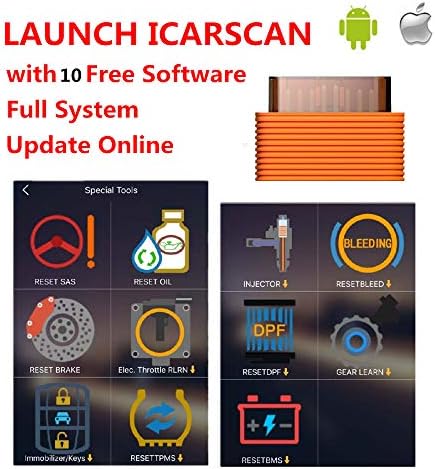 icarscan 2018 New Launch OBD2 Code Reader Scanner Super X431 IDIAG Vpecker Easydiag m-diag lite for Android/iOS with 10 Free Software Update Online