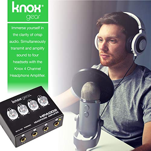 AKG K553 MKII Studio Headphones with Knox Gear Headphone Amplifier - Thumbnail 5