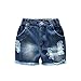 Lankey Girl Clothes Little Kids Short Sets Cotton Casual Coat Jeans 2 Pcs Pants Sets
