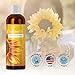 100% Pure Sunflower Seed Oil Anti-Aging Natural Skin Care and Hair Conditioner Health Beauty Carrier Oil for Aromatherapy Essential Oils Massage Therapy Oil with Antioxidant Vitamin E Moisturizerthumb 1