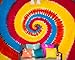 Folkulture Hippie Tapestry Wall Hanging Bohemian Hippie Mandala Bedspread Indian Bedding for Bedroom College Dorm Room Home Decor or Beach Picnic Blanket - Spiral Tie Dye Queen Size Boho Gypsy Spread