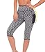 SEXYWG Women's Neoprene Sauna Slimming Pants-Gym Workout Hot Thermo Sweat Sauna Capris Leggings Shapers for Weight Loss