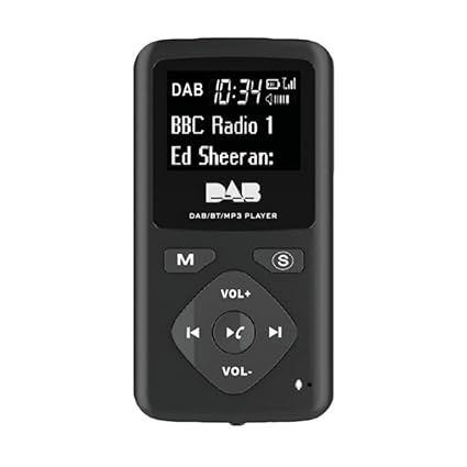 Todaytop Pocket Dab Radio Portable Digital Radio With Bluetooth