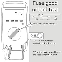 Kingdder Digital Multimeter Fuse Dmm-11A 11A 1000V