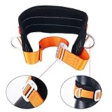 YaeCCC Climbing Harness Belt for Fire Rescue High Altitude School Assignment Caving Rock Climbing Rappelling Equipment Body Guard Protect (Half Body-Model 4)