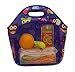 Insulated Neoprene Lunch Tote Bag - Large, Purple Owls
