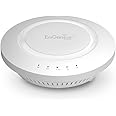 EnGenius 802.11ac 3x3 Dual Band, high-powered, long range, 28 dBm, Indoor Ceiling-Mount Wireless AP with integrated Antennas, gigabit port, (EAP1750H)