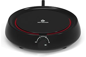 XUKEIB Coffee Mug Warmer for Desk Auto Shut Off, Candle Wax Melt Warmer for Jar Candles, Safely Releases Scents Without a Flame, Electric Self Heated Plate for Heating Milk, Tea, Hot Chocolate