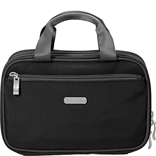 Baggallini Toiletry Bag. Baggallini Hanging Travel Kit, black/charcoal.