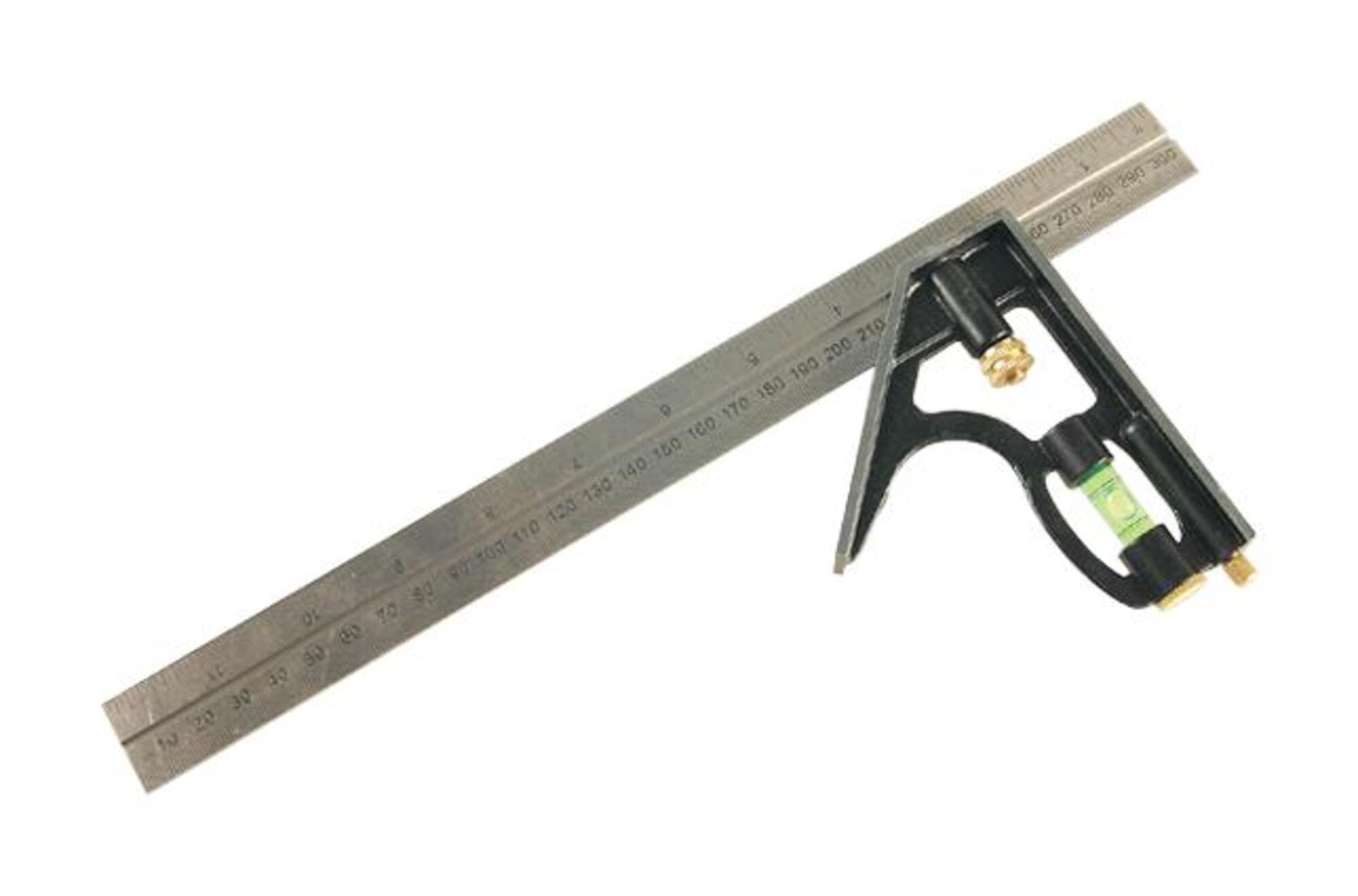 DURATOOL D00248 12" (300mm) Combination Square with Spirit Level