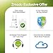 Zmodo 4CH WiFi Security Camera System 500GB Hard Drive, 4 x 720P HD Indoor/Outdoor Night Vision - WiFi Easy Installation No Video Cables Needed / HDMI port