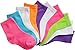 Hanes EZ Sort Girls` Toddler Ankle Socks, 37/10, 4T-5T, Assorted