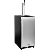 Kegco 15" Wide Undercounter Stainless Steel Door Built-In Right Hinge Kegerator