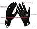 YYGIFT Touch Screen Gloves Outdoor Sports Winter Gloves Wind-Stopper Waterproof for Men Women - Black L