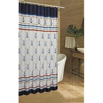 85 Off Chf Destinations Ombre Anchor Fabric Shower Curtain 72 X
