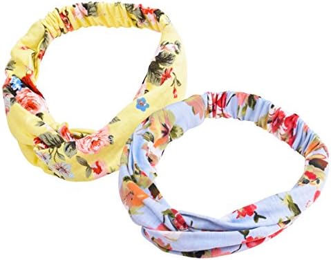 Timol Headbands for Women Athletic Moisture Wicking Headwear for Sports/Workout/Facial Cleansing/Yoga Multi Function 2 Pack (style3)