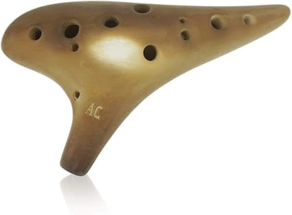 Amazon Com Rhythm Of Earth 12 Hole Alto C Smoked Straw Fire Ocarina A Fantastic Ocarina For Performance Special Designed By Ocarinawind Christmas Gift Idea Musical Instruments