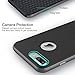 iPhone 7 Plus Case, ROCK [Royce] - Black & Iron Grey [Ultra Thin][Heavy Duty][Metal Texture Side Buttons][Dual Layered][Slim Fit][Hard PC + Soft TPU] For Apple iPhone 7 Plus (2016)
