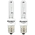 Bulbrite KX40/E12 40W KX-2000 Krypton/Xenon T3 Clear Bulb, Candelabra Base (Clear 2 Pack)