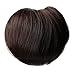 CAISHA Bun Hair Piece Braid Ponytail Bun Hepburn Bun Scrunchie Updos Dark Brown Mix HD5