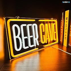 Artlast Beer Cave Neon Sign LED Beer Neon Light