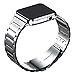 EloBeth Compatible with Apple Watch Bands Series 4 3 2 1 iWatch Band 40mm 38mm Men Stainless Steel Metal Band (38mm&40mm Sliver)