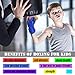 Luniquz Boxing Gloves for Kids Punching Bag Sparring, Training Gloves for Boys Girls Kickboxing MMA, 4oz Blue