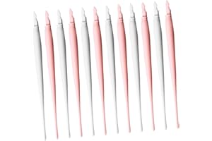 MUSISALY Lot de 12 stylos à gratter en plastique pour peinture à gratter, fournitures d'art à faire soi-même, outils multifon