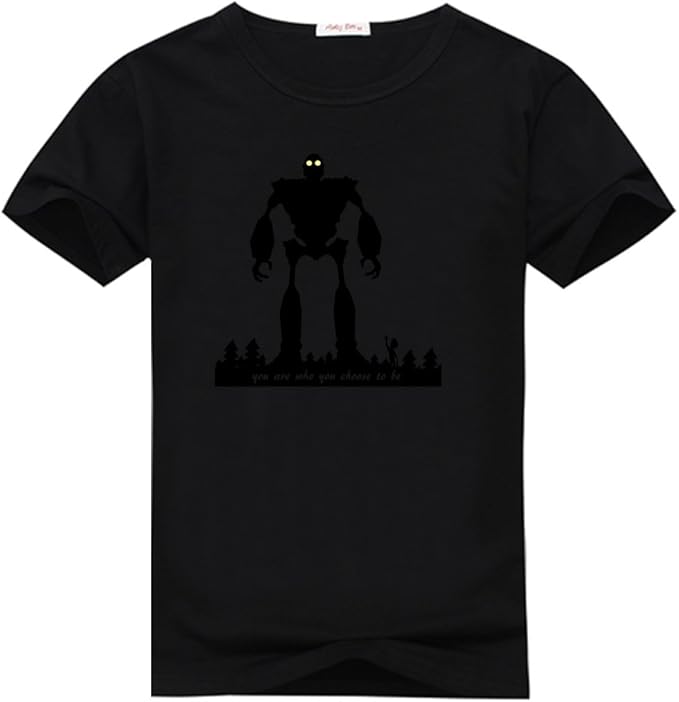 Men's Printed The Iron Giant Poster T Shirts By Anedreabe