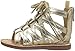 OshKosh B'Gosh Priya Girl's Gladiator Sandal, Gold, 12 M US Little Kid