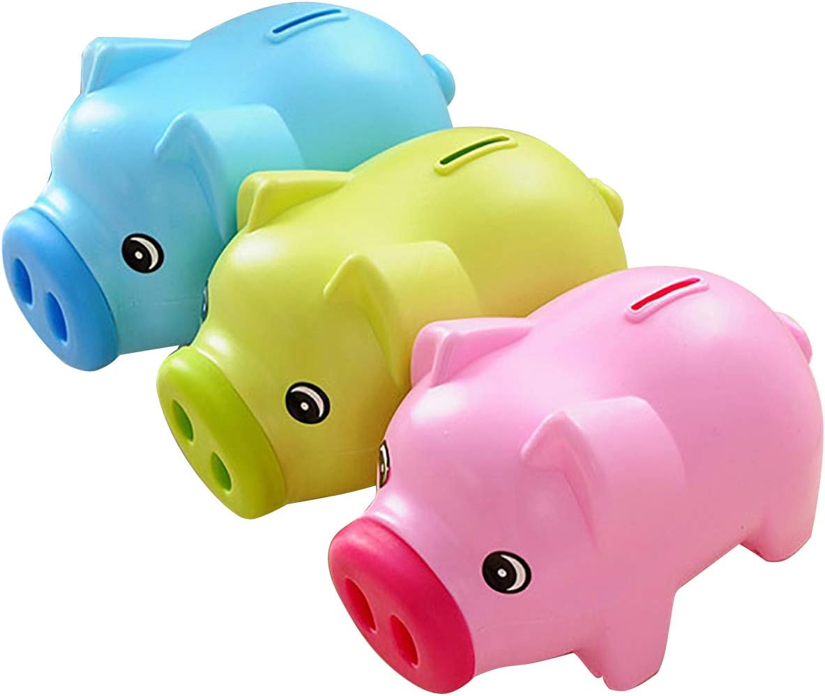 Zum Öffnen Orange Momangel 2019 Hübsche Spardose In Schweinchenform  Transparent Kunststoff Wohnaccessoires & Deko Sparbüchsen
