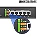 BV-Tech 5 Port PoE+ Switch (4 PoE+ Ports | 1 Uplink Port) – 65W – 802.3af/at – POE-SW501